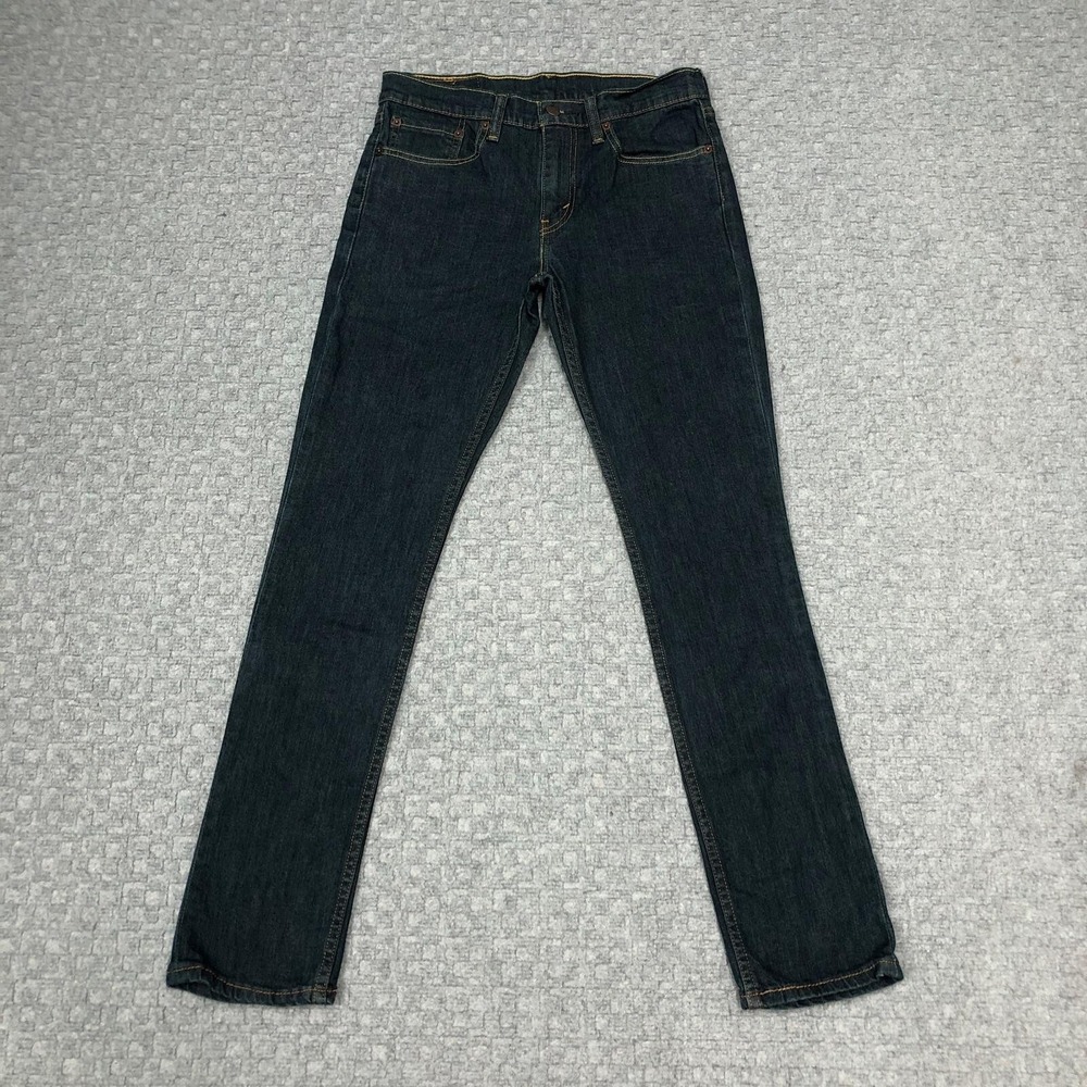 Levis 511 Jeans Mens 31x32 Blue Dark Wash Slim Fit Stretch Denim Casual Everyday